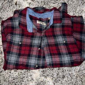 red black and grey flannel